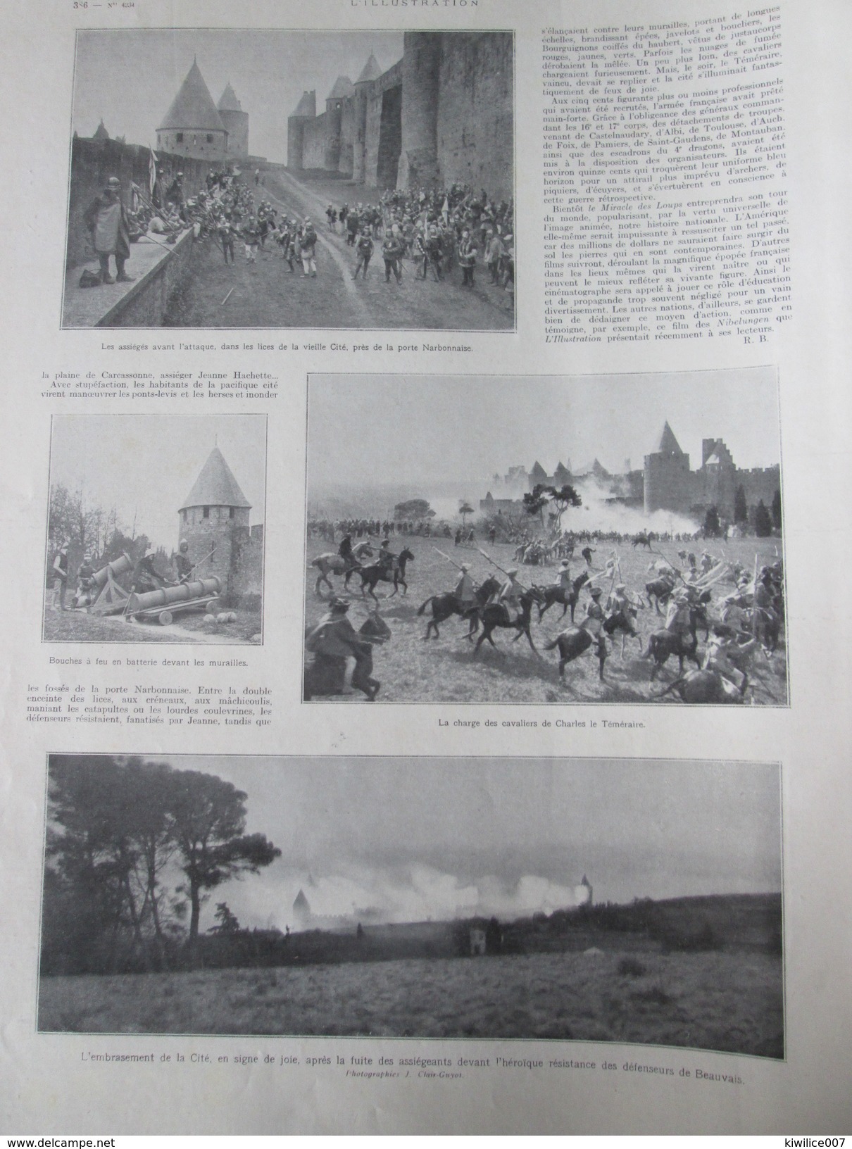 Le Siège De Beauvais à CARCASSONNE CINEMA      1472 Cinema - Non Classés