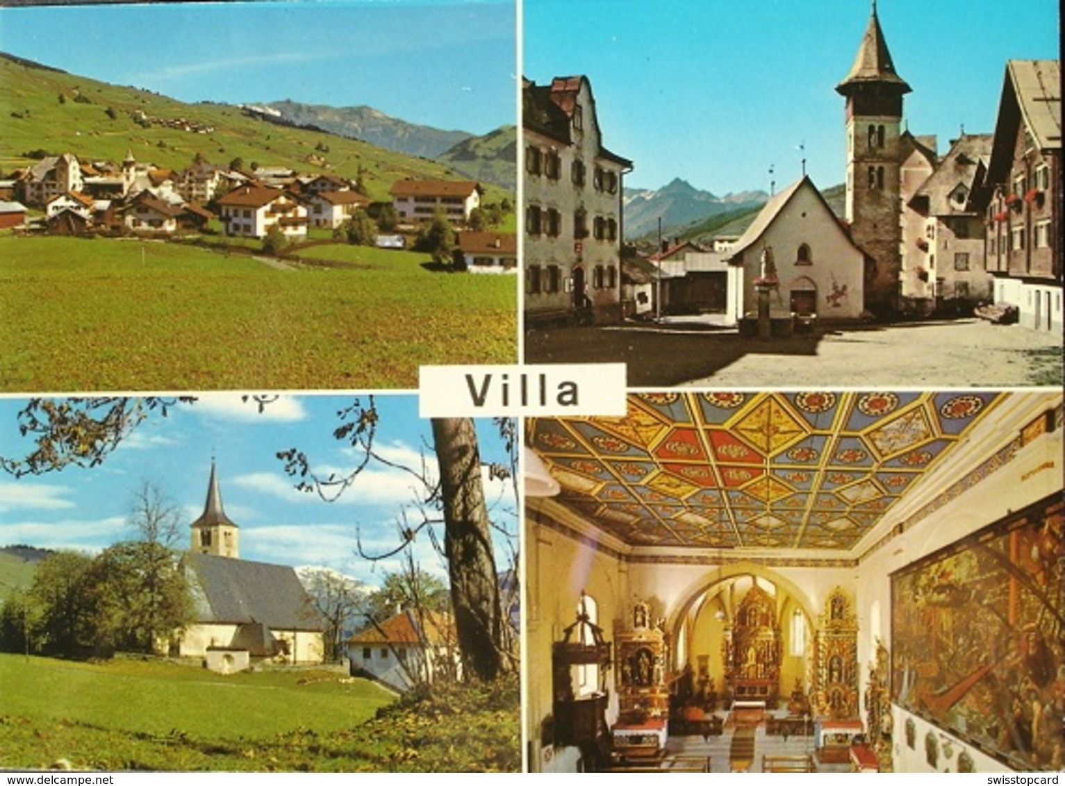 VILLA GR Val Lumnezia Gegen Morissen Dorfplatz Talkirche Pleif - Lumnezia