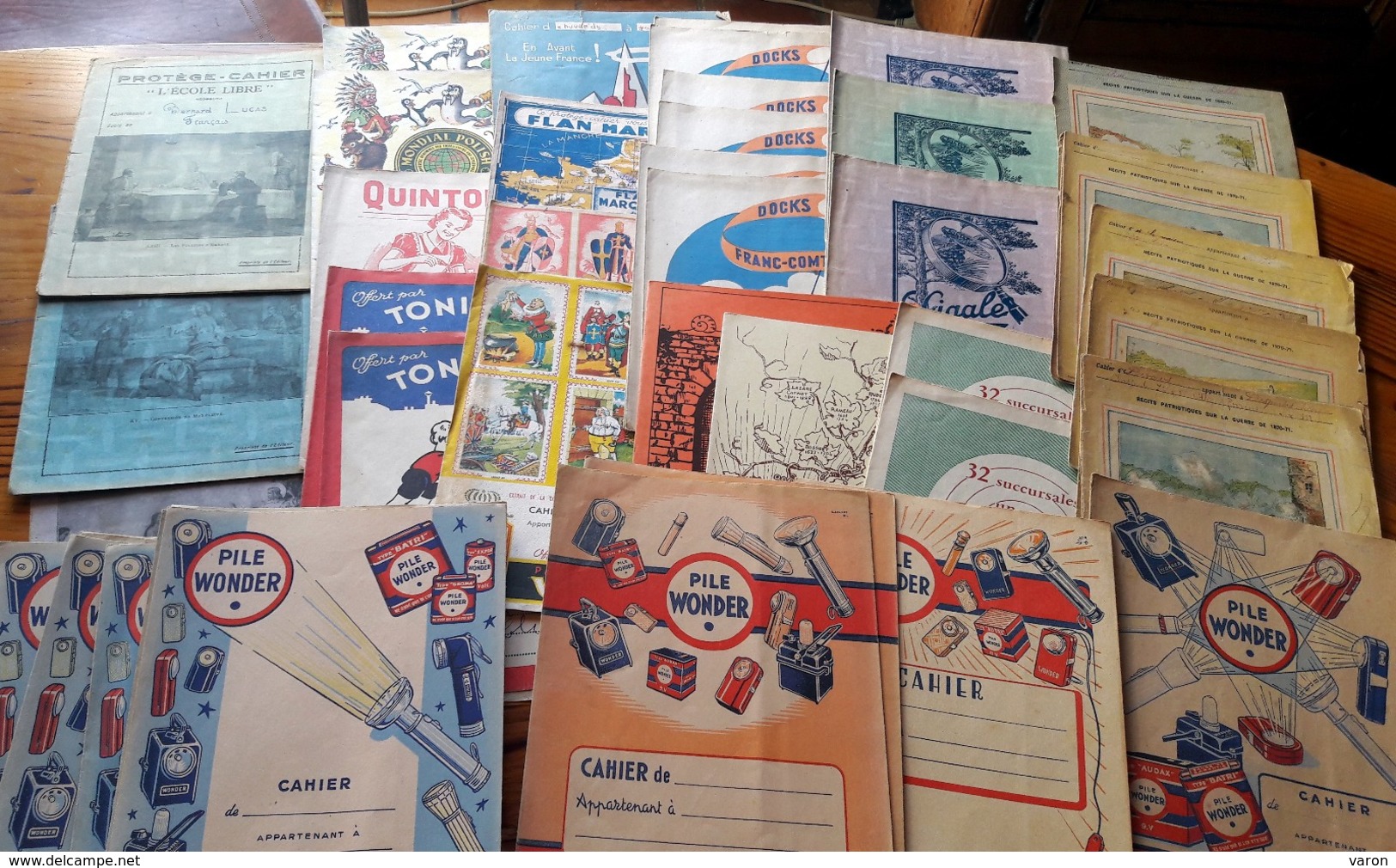 GROS LOT DE 85 ANCIENS PROTEGE-CAHIERS Publicitaires,illus- Toutes Marques - Idéal Pour Début De Collection Ou échanges. - Protège-cahiers