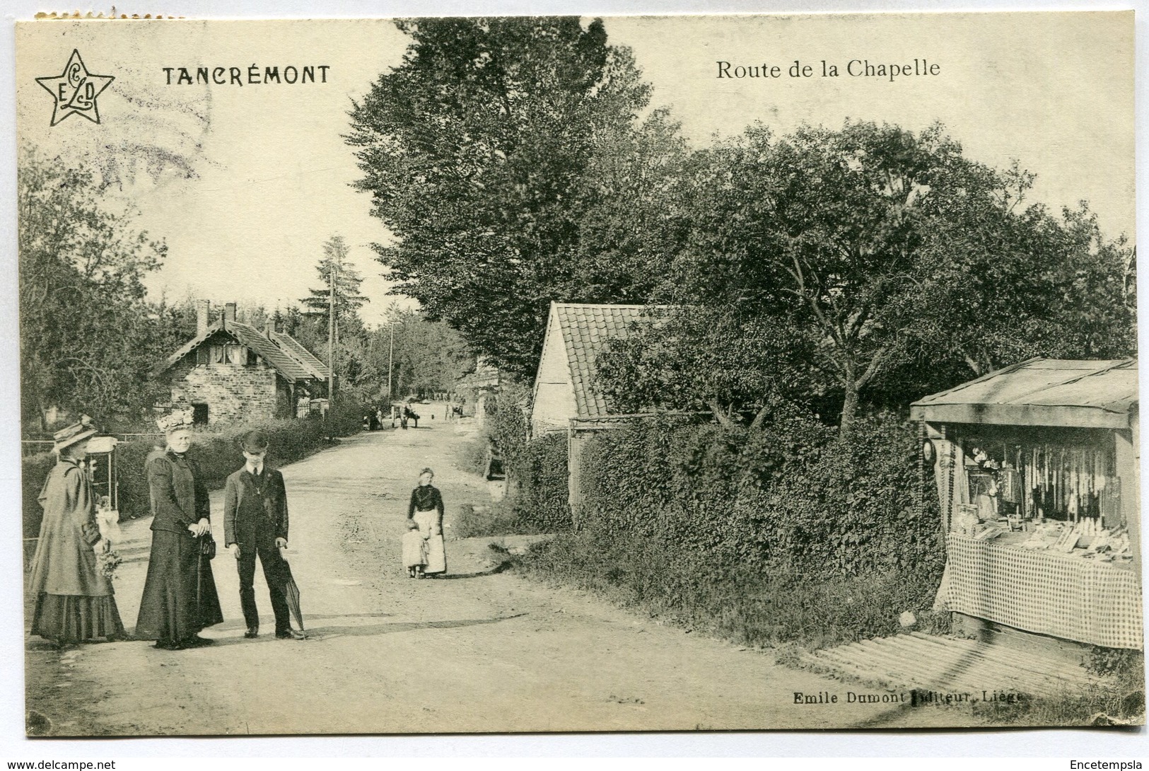CPA - Carte Postale - Belgique - Tancrémont - Route De La Chapelle - 1913  (M7381) - Theux
