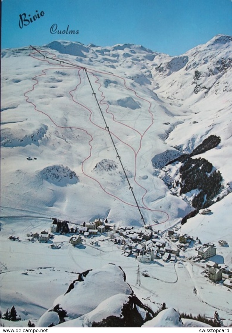 BIVIO Am Julierpass Mit Skigebiet Cuolms - Bivio
