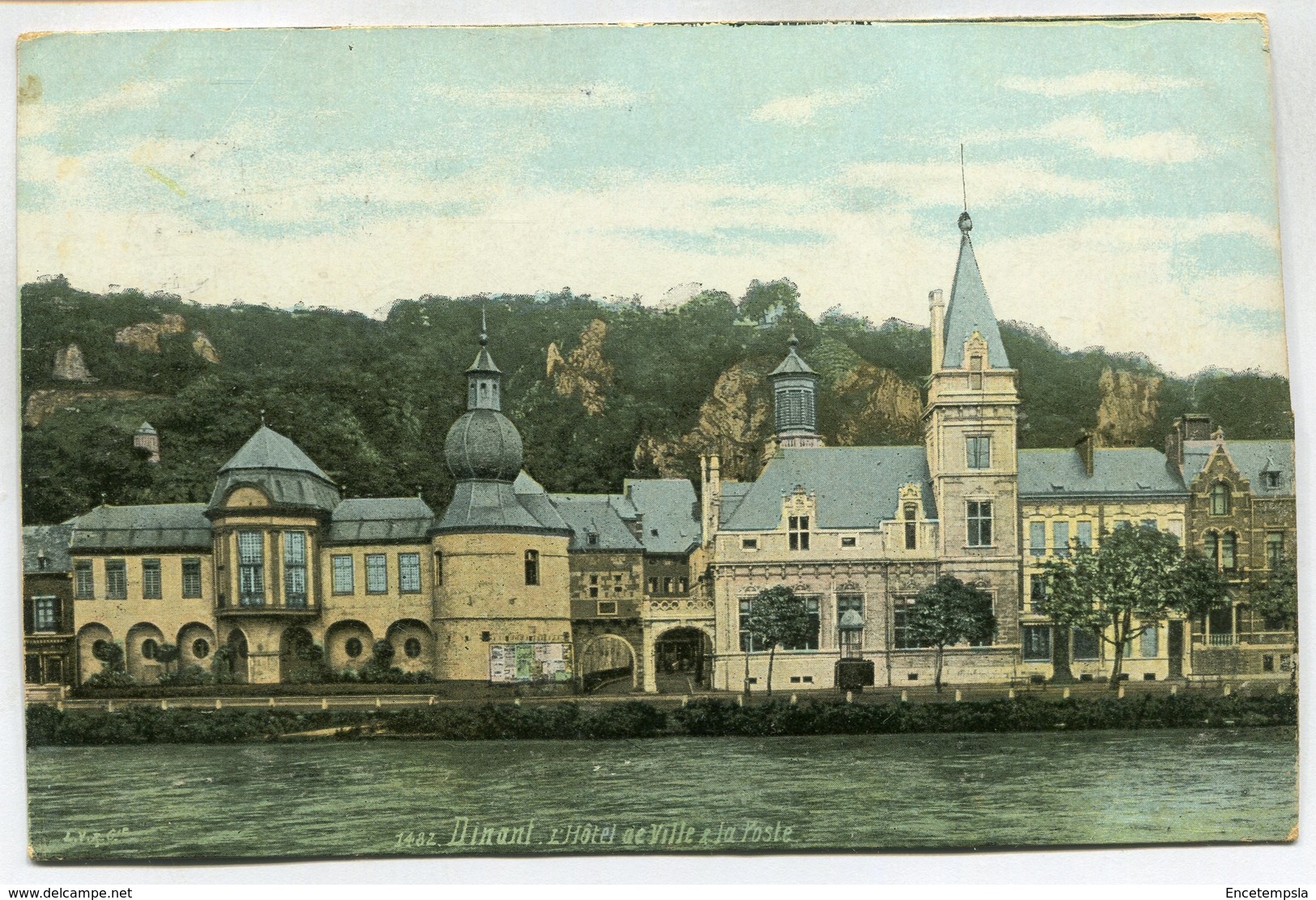 CPA - Carte Postale - Belgique - Dinant - L'Hôtel De Ville Et La Poste - 1914  (M7383) - Dinant