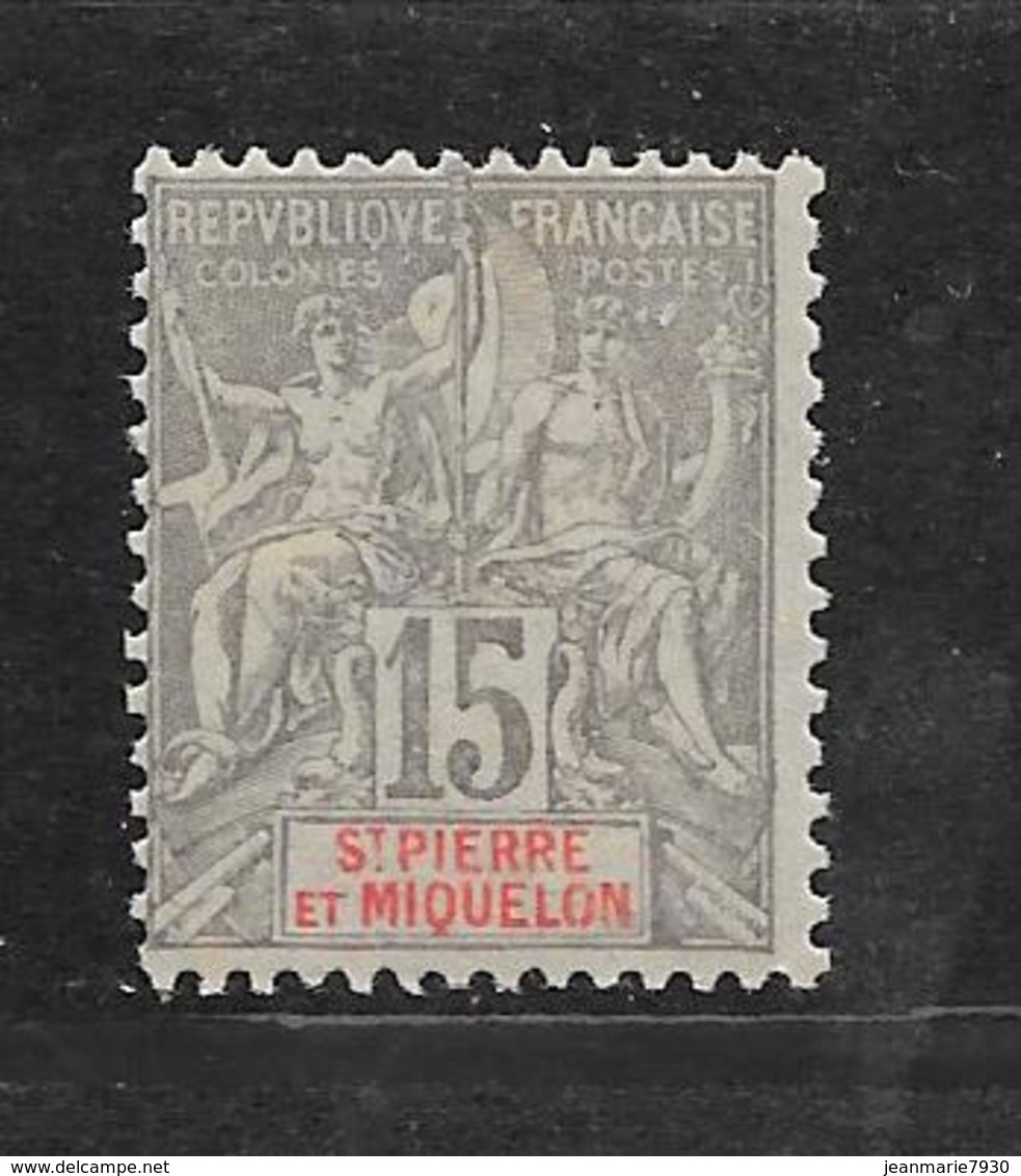 SAINTE PIERRE ET MIQUELON - N° 74 NEUF * - COTE = 125.00 € - Neufs