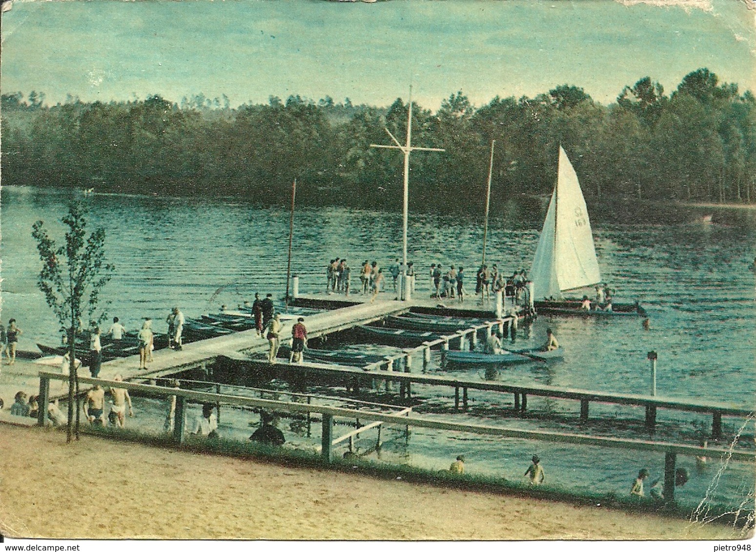 Ruciane (Polska, Polonia) Nad Jeziorem Nidzkim, On Lake Nidzkie, Au Bord Du Lac Nidzkie, Pontile Sul Lago Nidzkie - Polonia