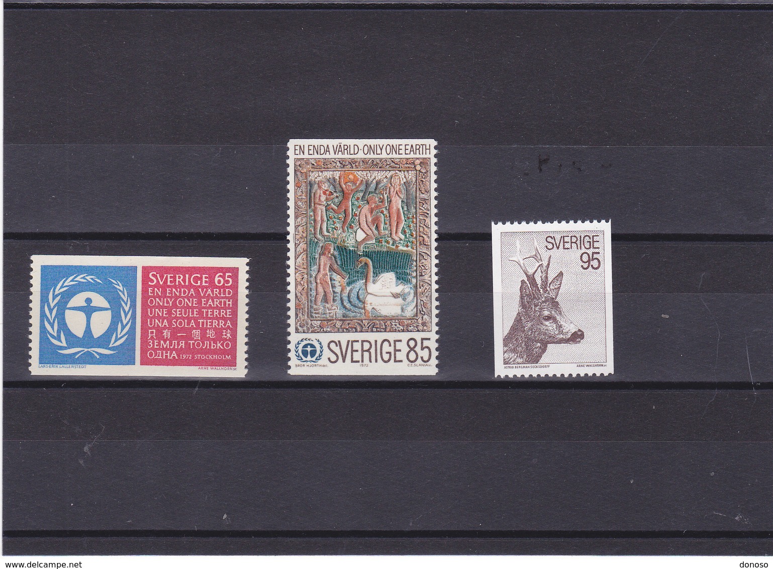 SUEDE 1972  Yvert 730a + 737-738 NEUF** MNH - Unused Stamps