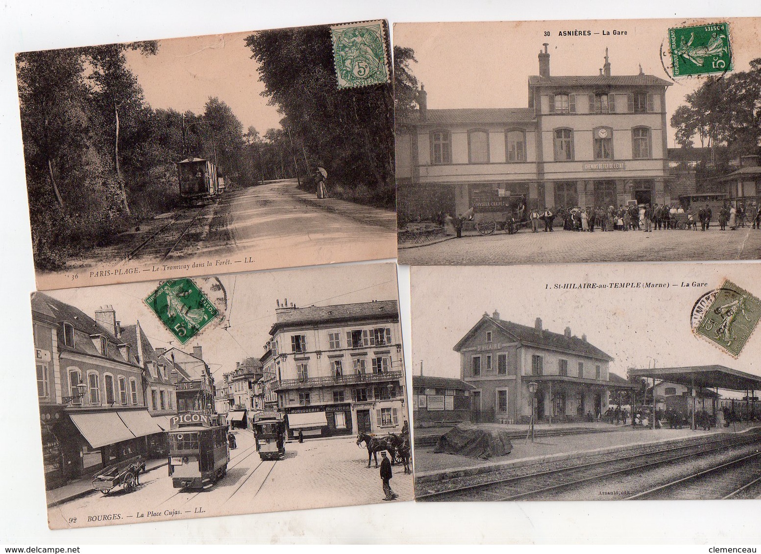 1 Lot De 15 Cartes Trais Gares Tramways - 5 - 99 Cartes