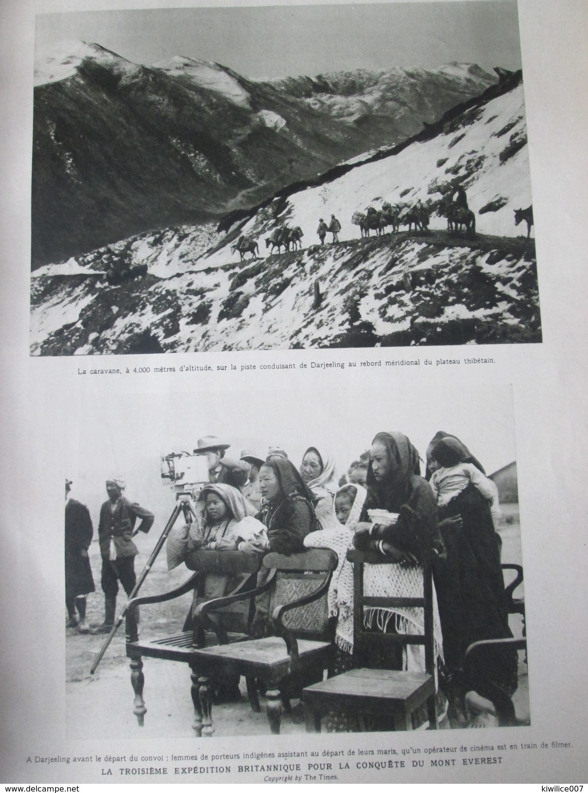 Ascention De L EVEREST     Les Membres De L éxpédition  DARJEEELING    Mont Everest Escalade Alpinisme - Non Classés