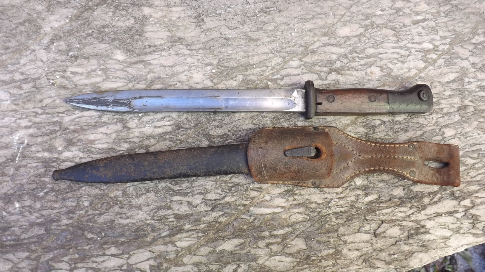 Baionnette  Mauser  Marque Henckels Ww1 Sortie Grenier - Armes Blanches