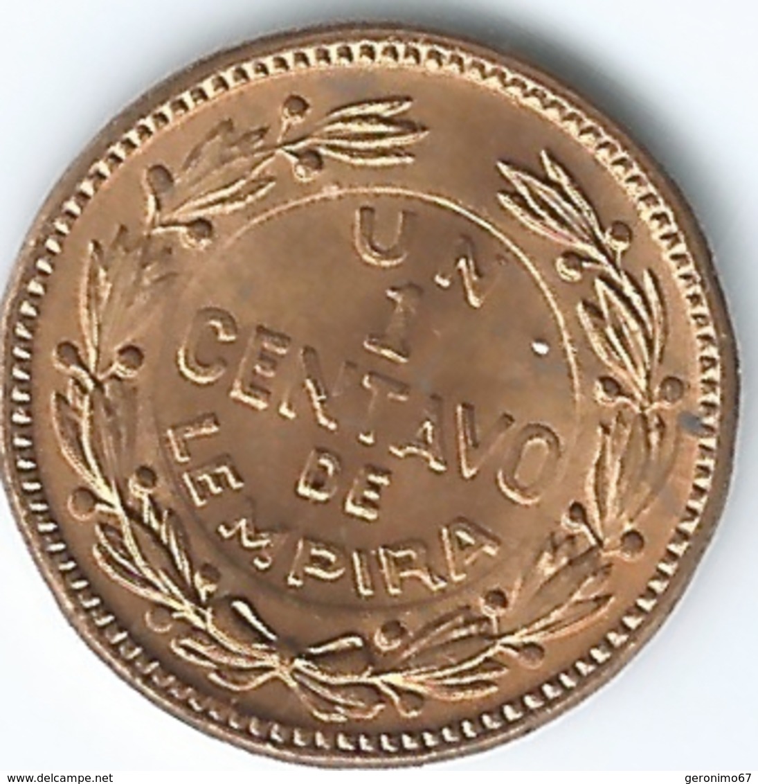 Honduras - 1 Centavo - 1939 (KM77.1) & 1957 (KM77.2) - Honduras