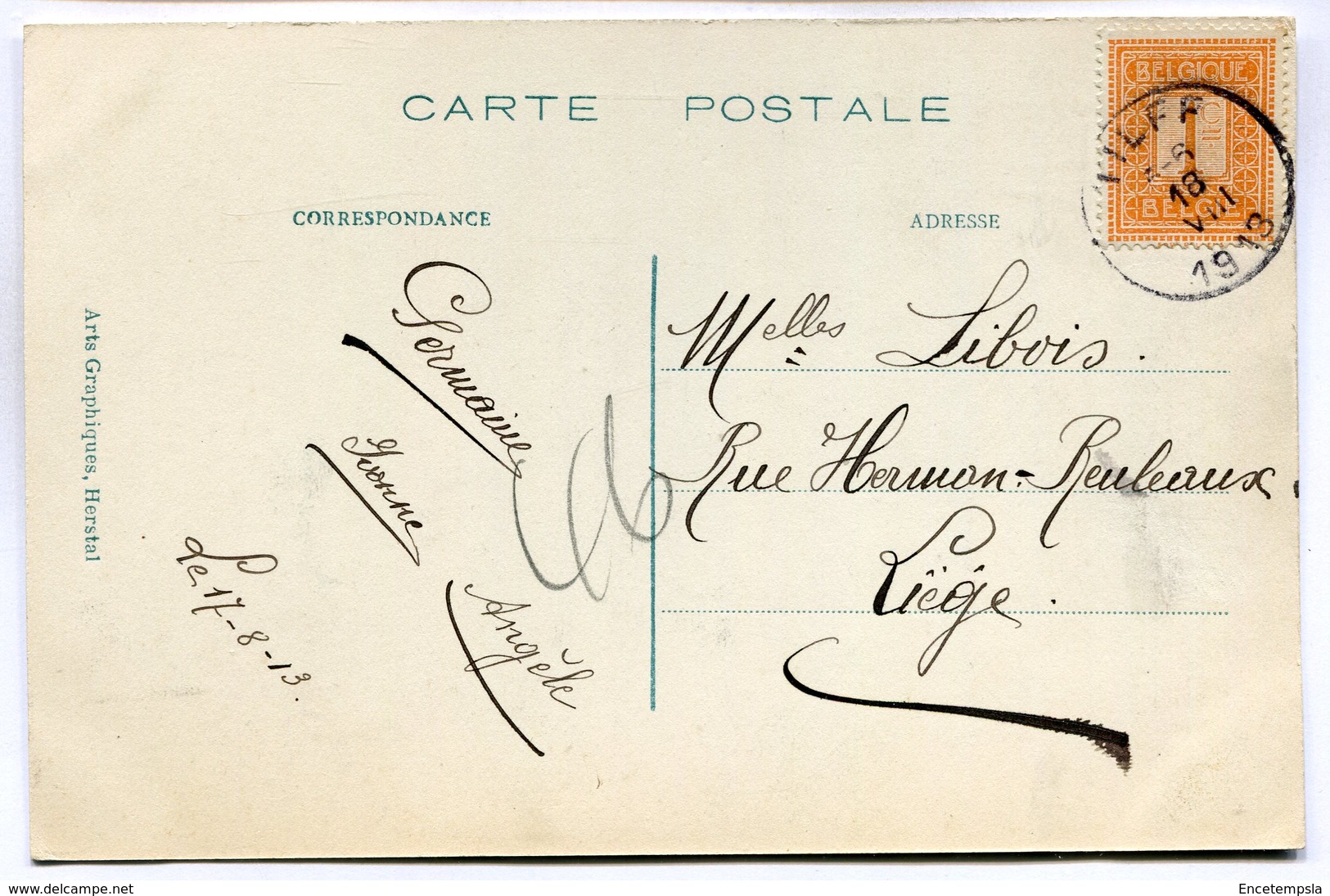 CPA - Carte Postale - Belgique - Tilff - Château De Sainval - 1913 (M7389) - Esneux