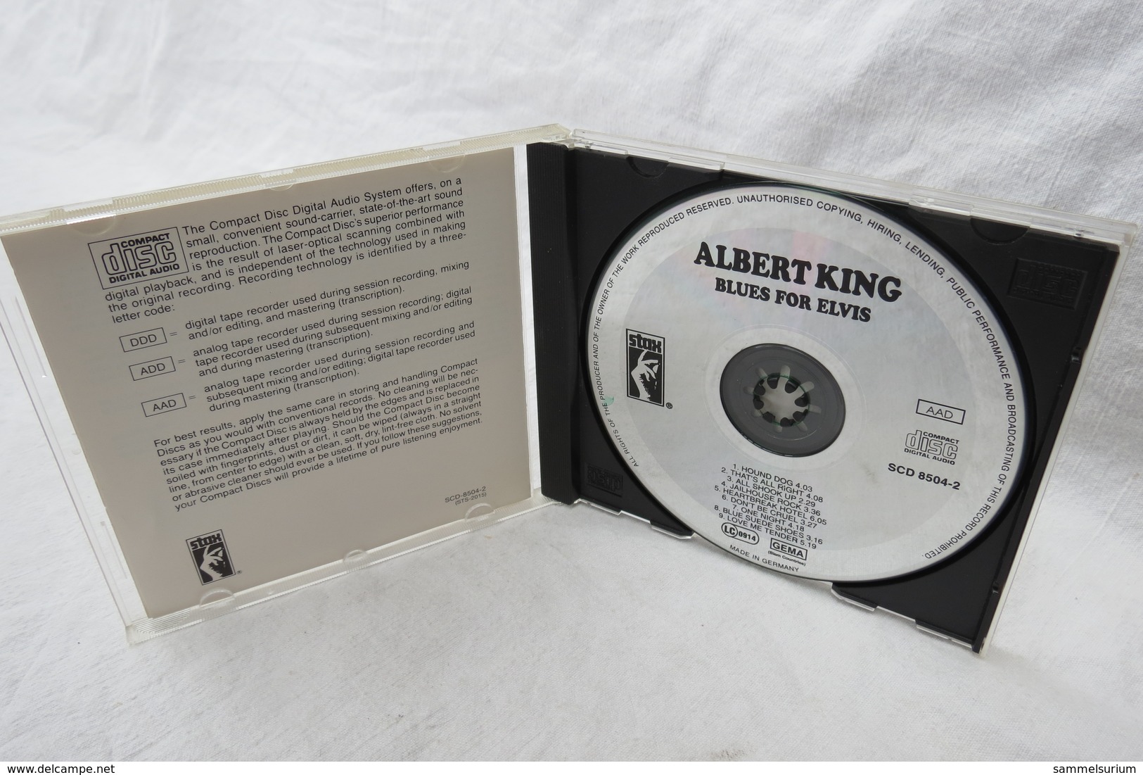 CD "Albert King" Blues For Elvis, King Does The King's Things - Blues