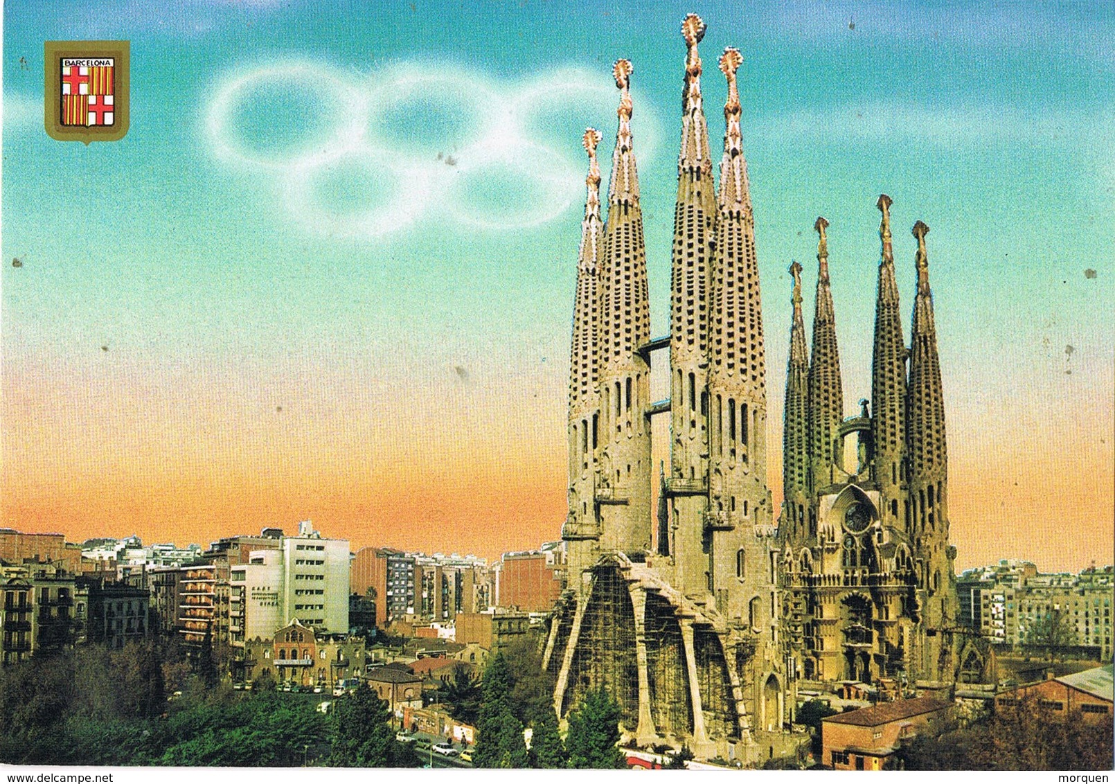 31908. Postal BARCELONA 1990. Olimpiada Barcelona 92, Pre Olimpica. Sagrada Familia - Cartas & Documentos