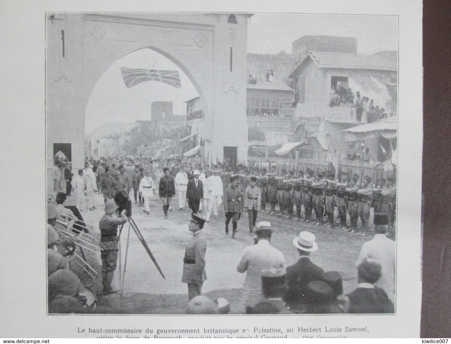 Sir Herbert Louis Samuel Visite La Foire De BEYROUTH LIBAN Syrie - Non Classés