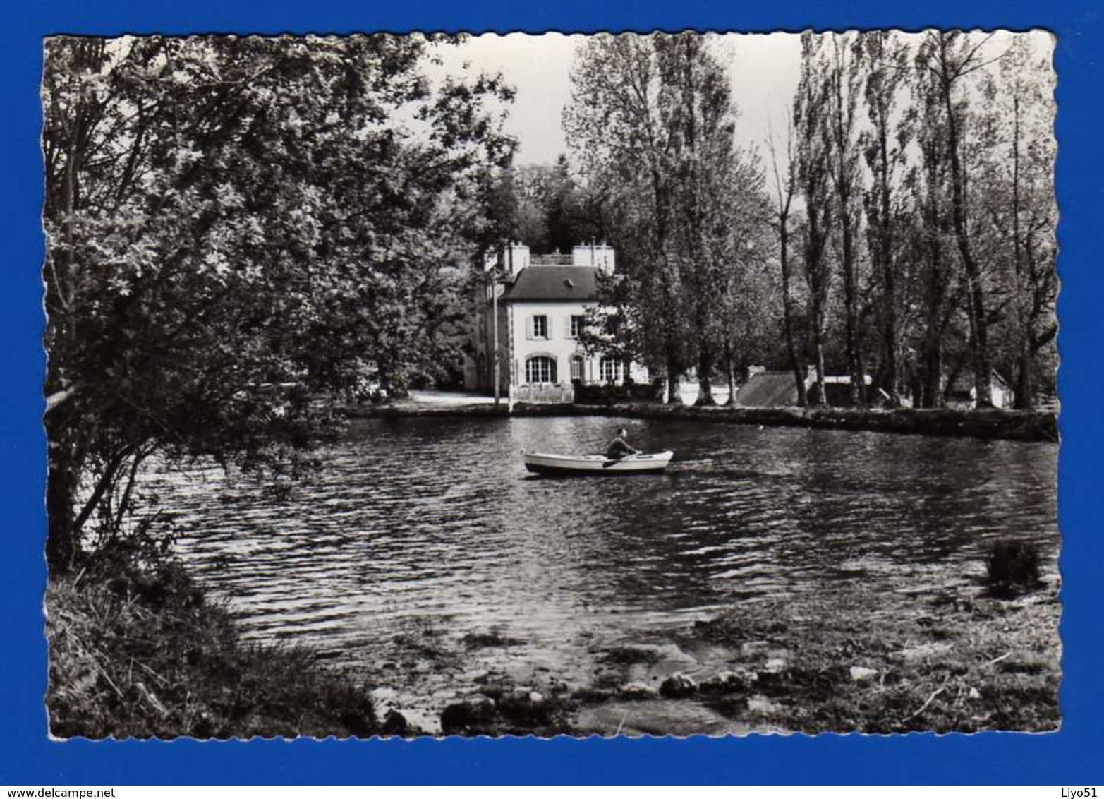 Saint Evarzec  Finistère  L'étang Du Mur  Gde Dentelée  Noir Et Blanc . Bon état . - Autres & Non Classés