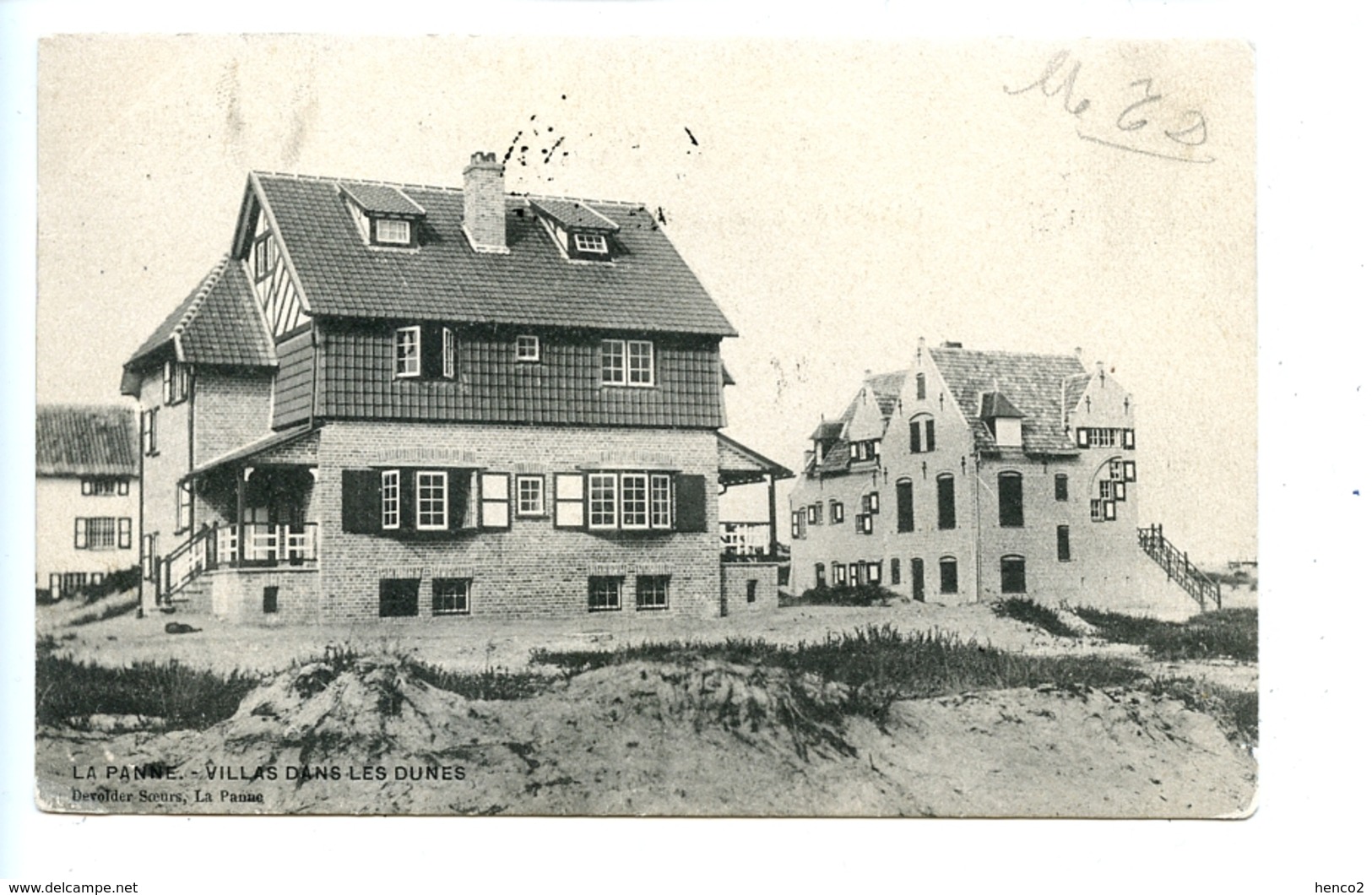 La Panne - Villas Dans Les Dunes / Devolder Soeurs / 1902 - De Panne