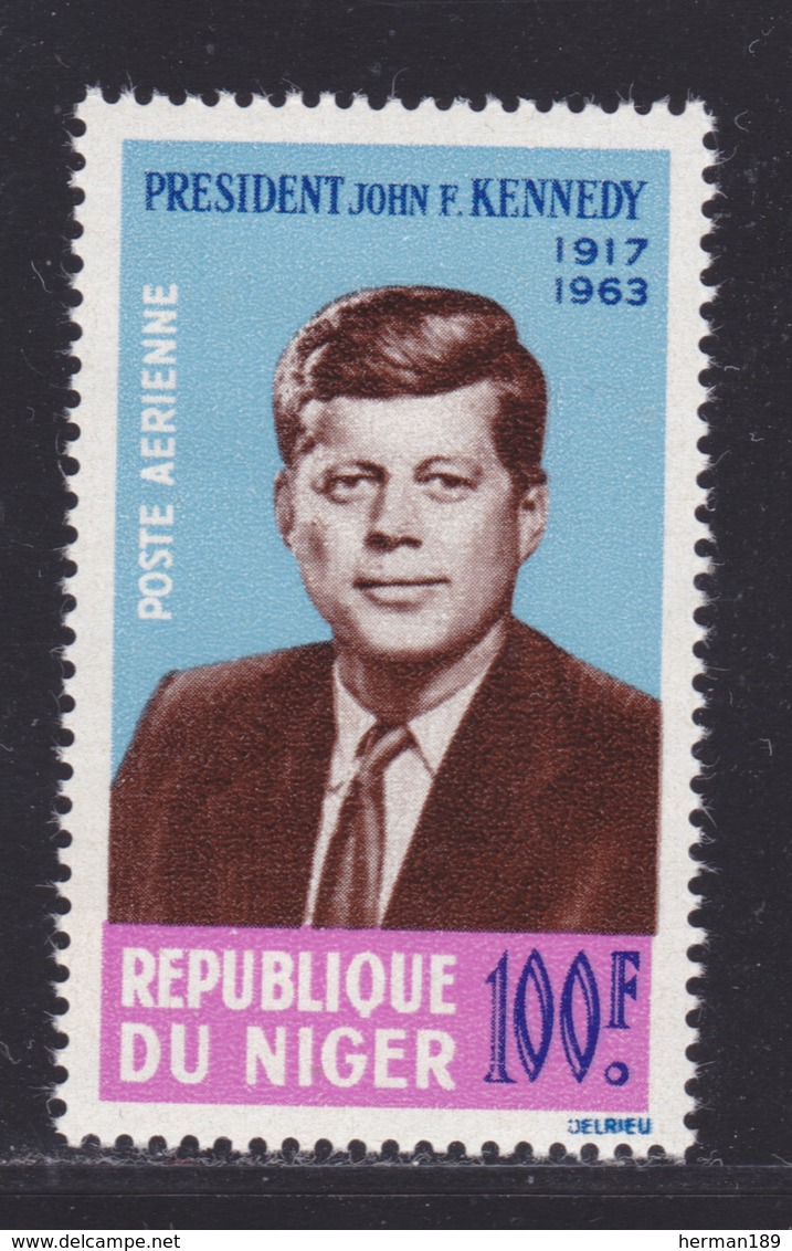 NIGER AERIENS N°   44 ** MNH Neuf Sans Charnière, TB (D8639) Mort Du Président J.F. Kennedy - 1964 - Niger (1960-...)