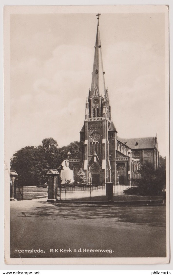 Heemstede - R.K. Kerk A.d. Heerenweg - 1945 - Andere & Zonder Classificatie