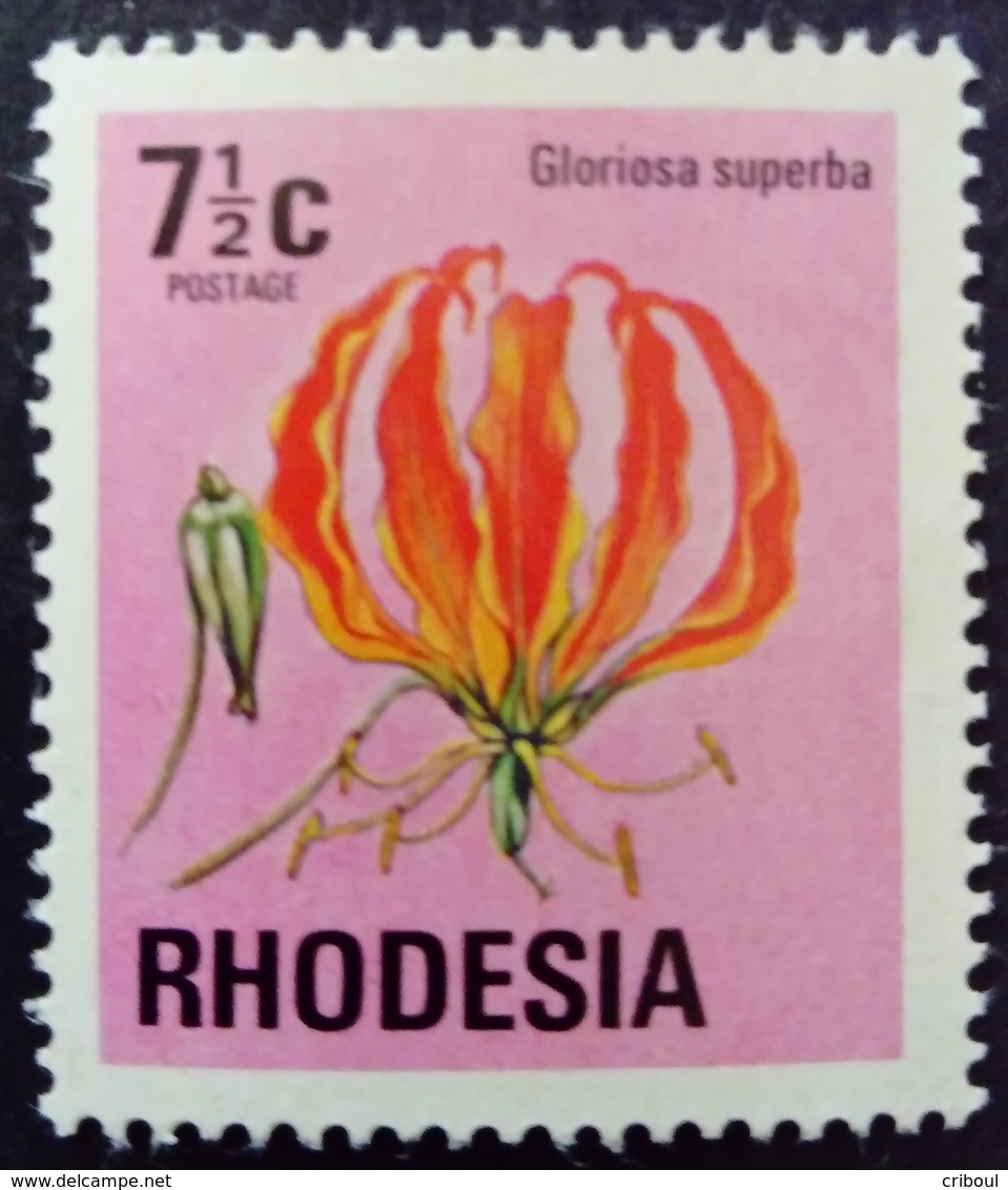 Rhodésie Rhodesia 1974 Fleur Flower Yvert 240 ** MNH - Rhodesien (1964-1980)