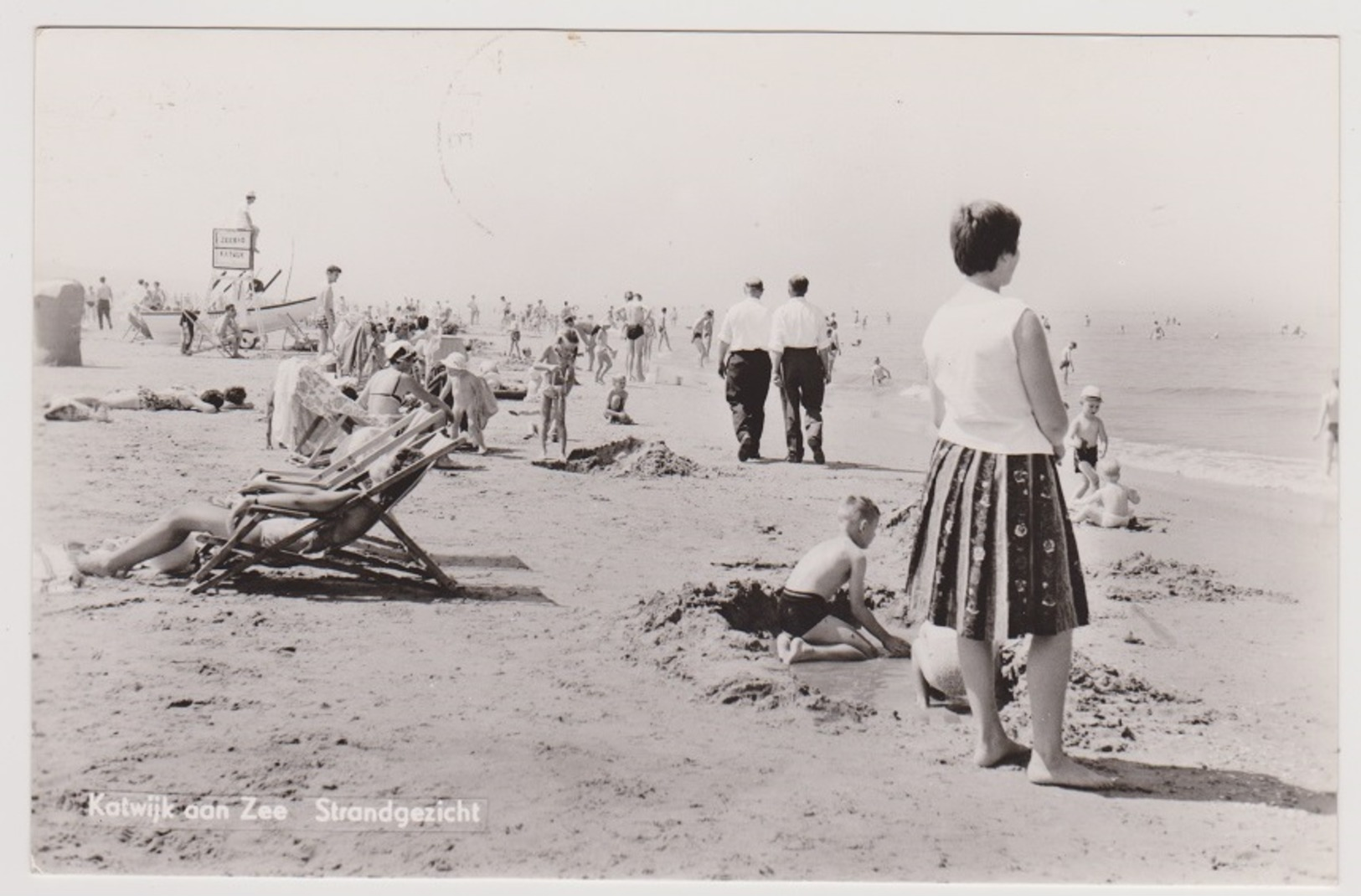 Katwijk Aan Zee - Strandgezicht Met Volk - 1963 - Katwijk (aan Zee)