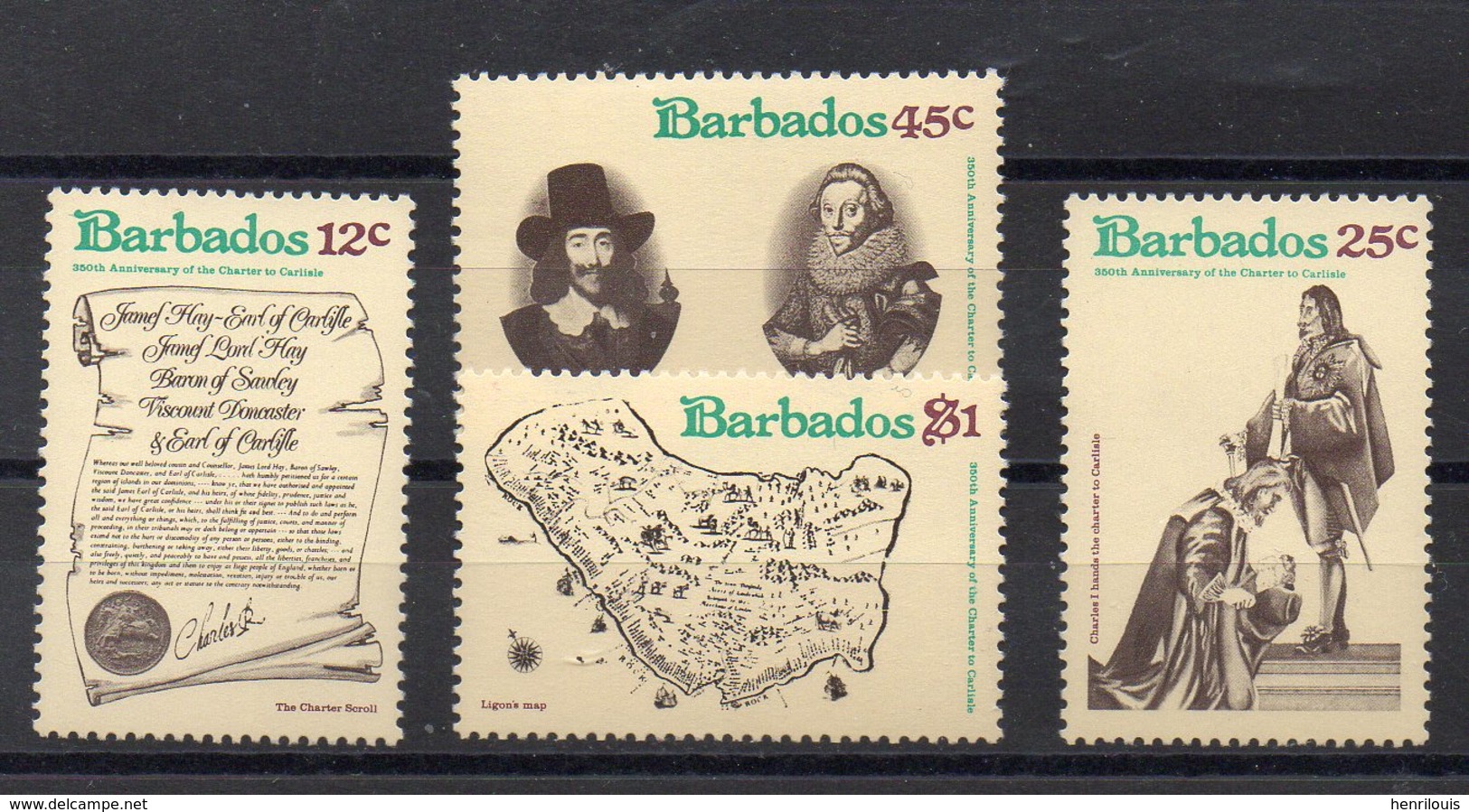 BARBADES  Timbres Neufs ** De 1977  ( Ref 6108 ) - Barbades (1966-...)
