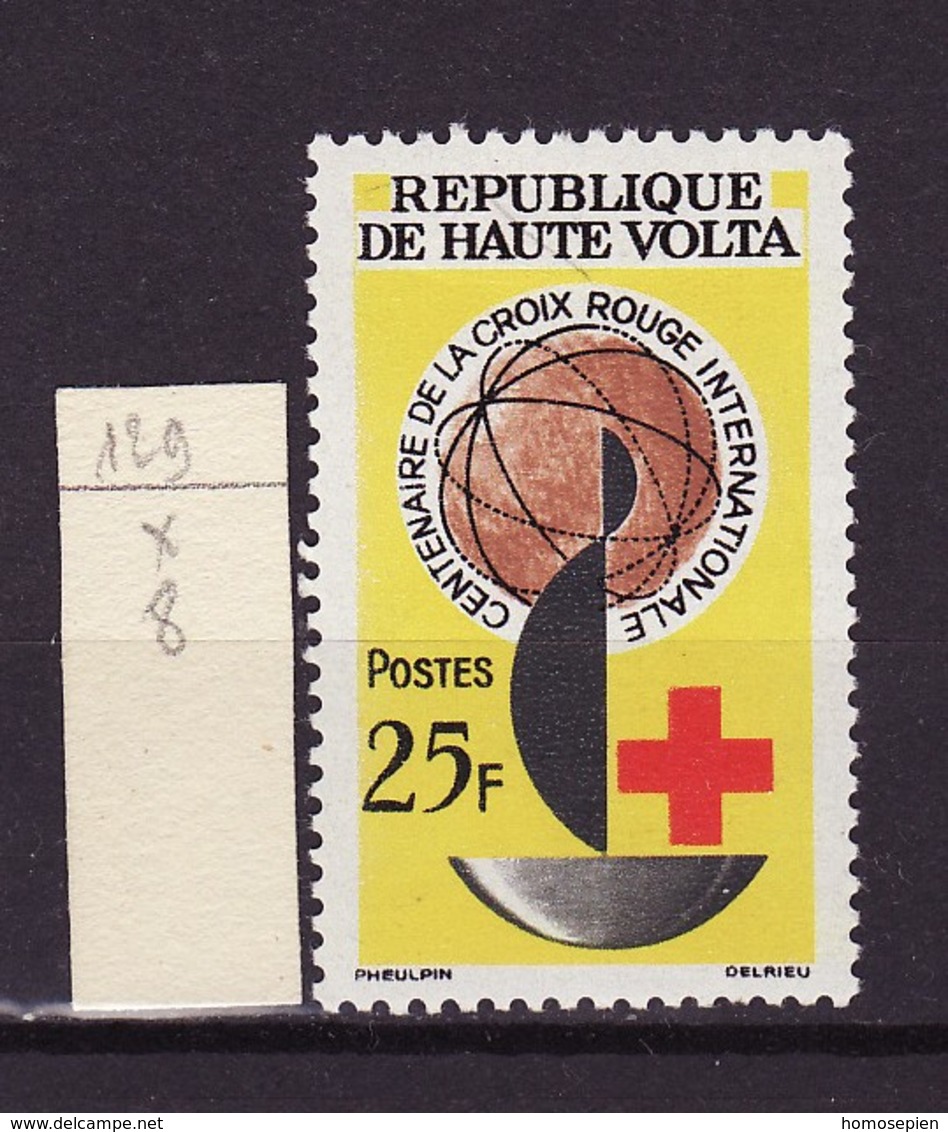 Haute Volta - Obervolta - Upper Volta - Burkina Faso 1963 Y&T N°129 - Michel N°138 * - 25f Croix Rouge - Alto Volta (1958-1984)