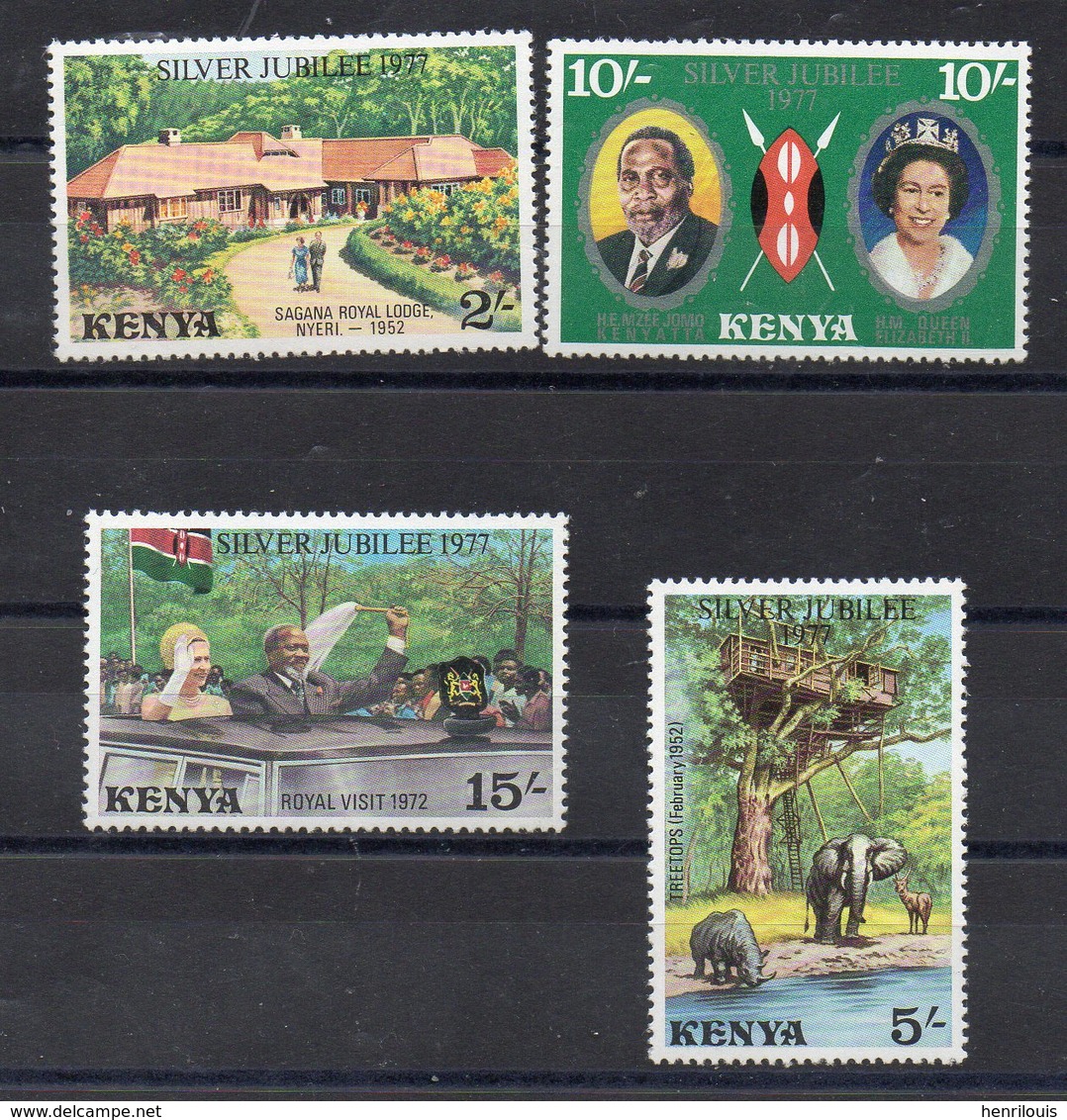 KENYA  Timbres Neufs ** De 1977  ( Ref 6109 ) Visite De La Reine Elisabeth II - Kenya (1963-...)