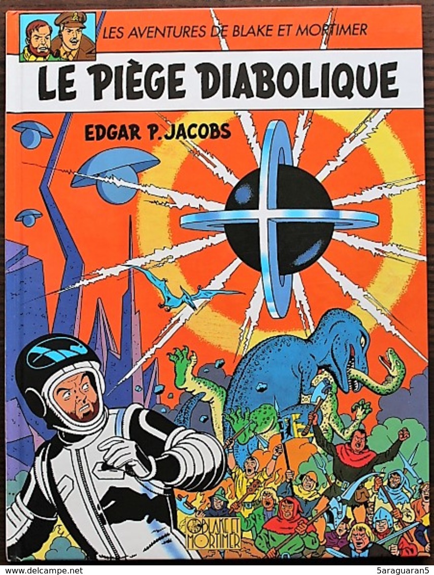 BD BLAKE ET MORTIMER - 9 - Le Piège Diabolique - Rééd. 2000 Publicitaire Citroên - Blake & Mortimer