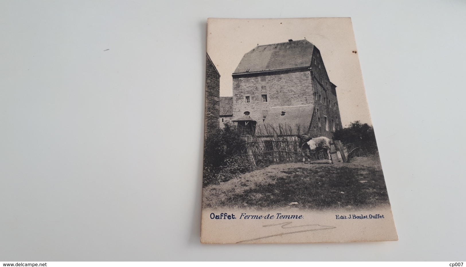 *OUFFET Ferme De Temme Oblitéré En 1902 - Ouffet