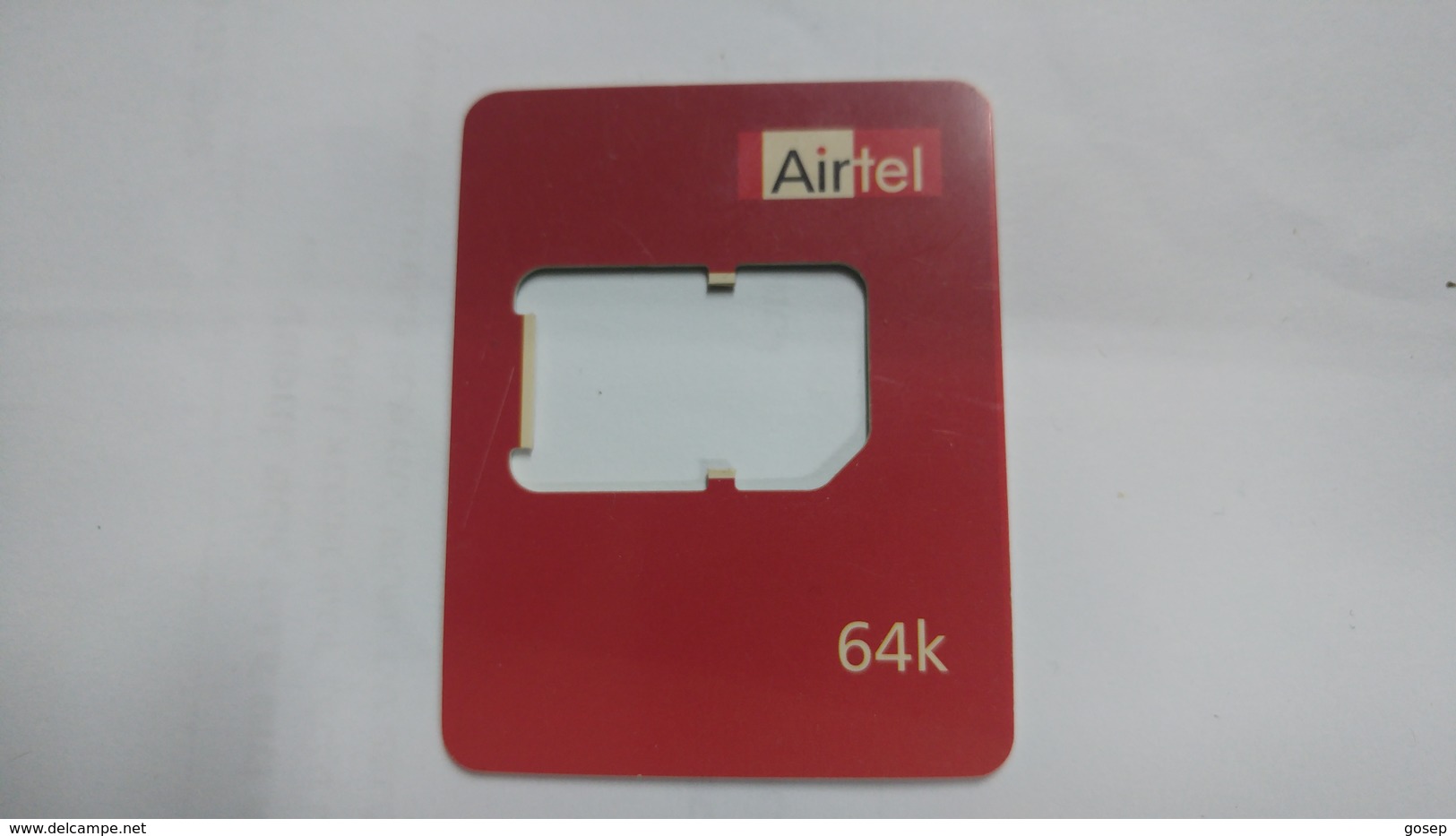 India-air Tel G.s.m Card-(51)-()-(new Delhi)-()-(look Out Side)-used Card+1 Card Prepiad Free - Indien