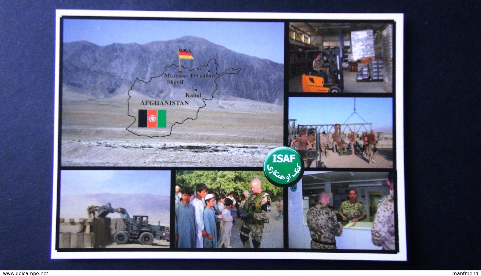 Afghanistan - Mehrbildkarte - ISAF NATO-Einsatz - Bundeswehr Feldpost - Look Scans - Afghanistan