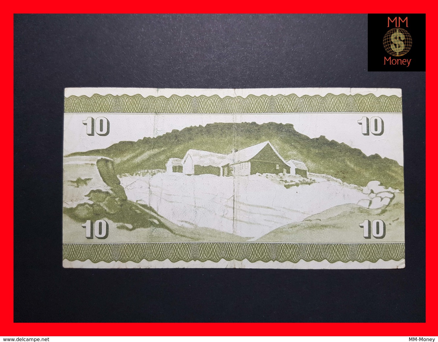 FOROYAR FAROE ISLAND 10 Kronur 1974 P. 16   VF - Faeroër