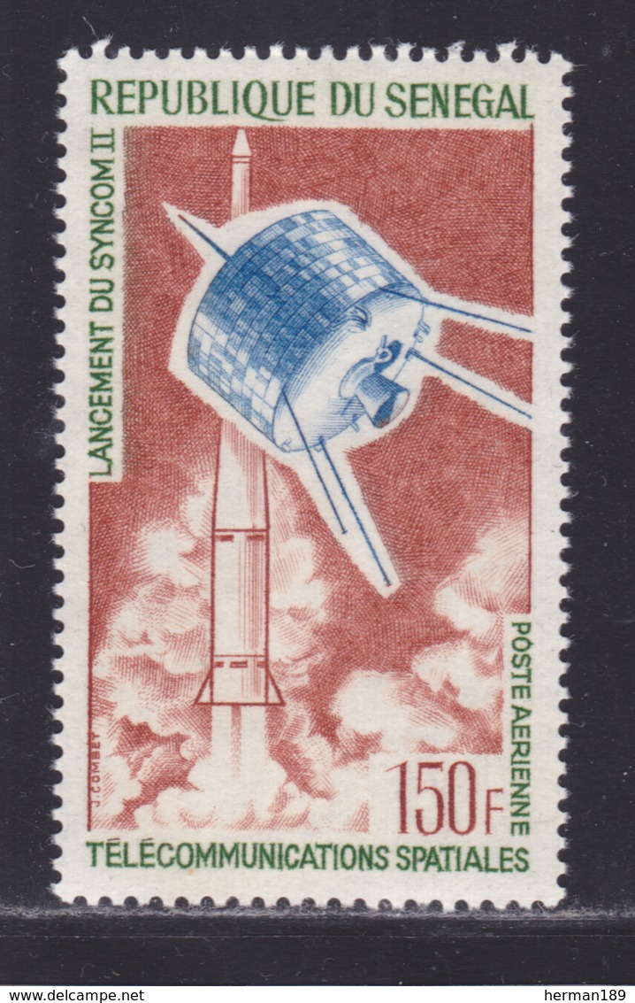 SENEGAL AERIENS N°   45 ** MNH Neuf Sans Charnière, TB (D8647) Cosmos, Télécommunications Spatiales - 1964 - Senegal (1960-...)