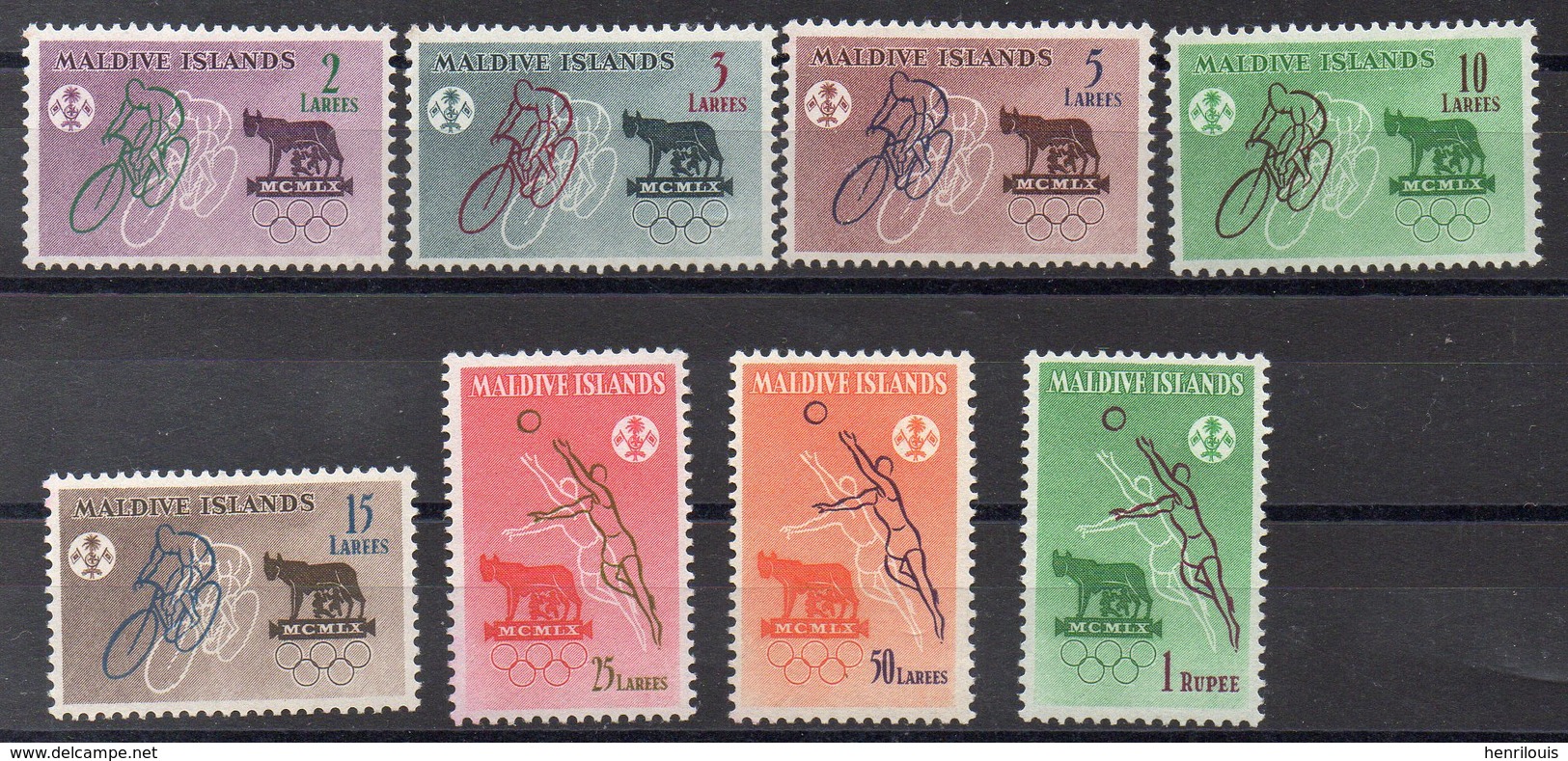 MALDIVES   Timbres Neufs ** De 1960 ( Ref 6120 ) Sport JO De Rome - Malediven (1965-...)