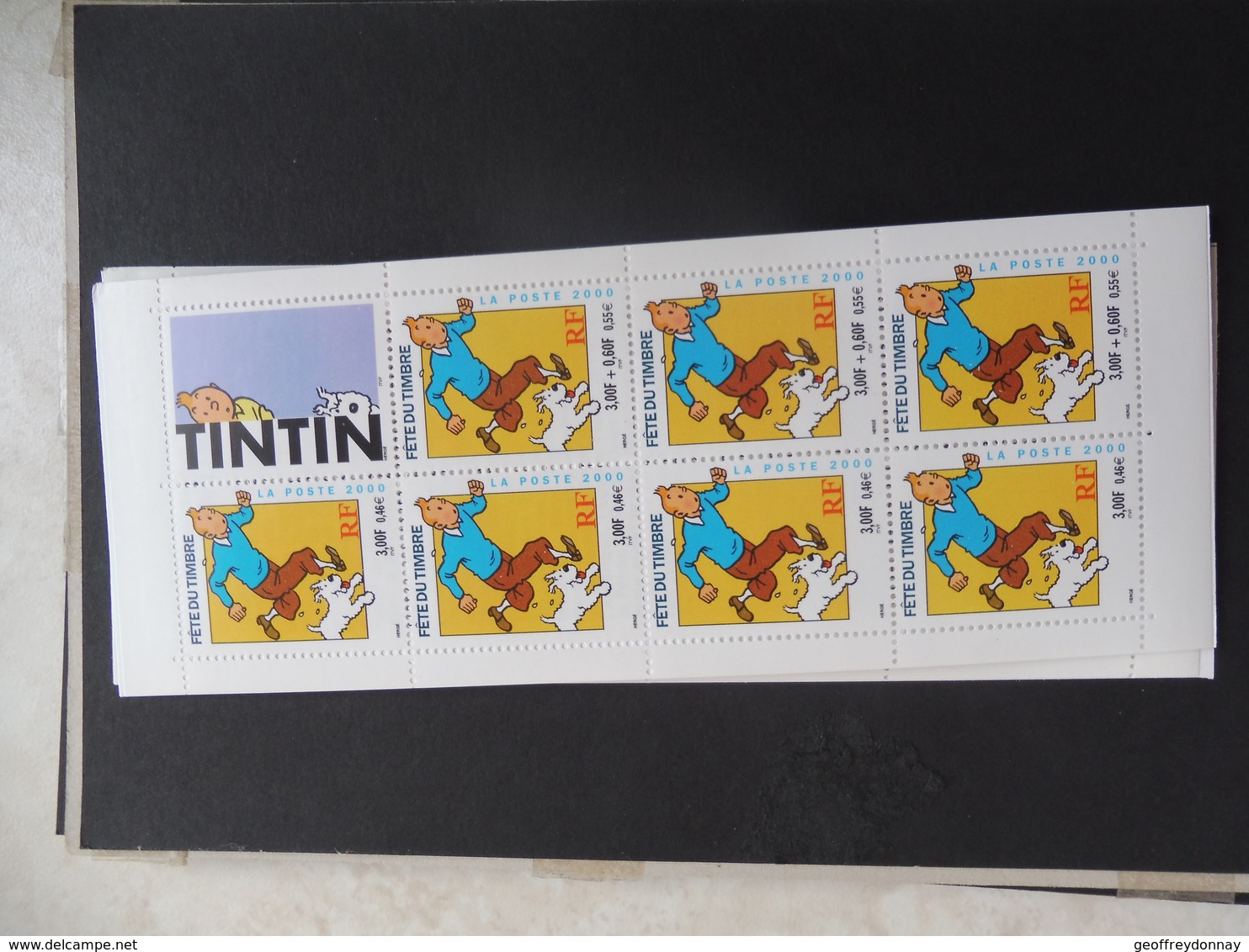 France Bd Tintin 2000 - Stamp Day