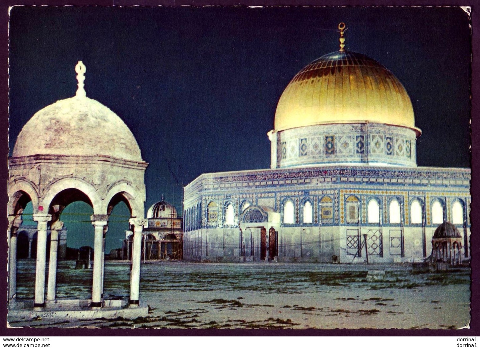 Islam Jerusalem Mosque Omar El Aksa - The Dome Of The Rock - Printed In Jordan - Lebanon Liban Post - Islam