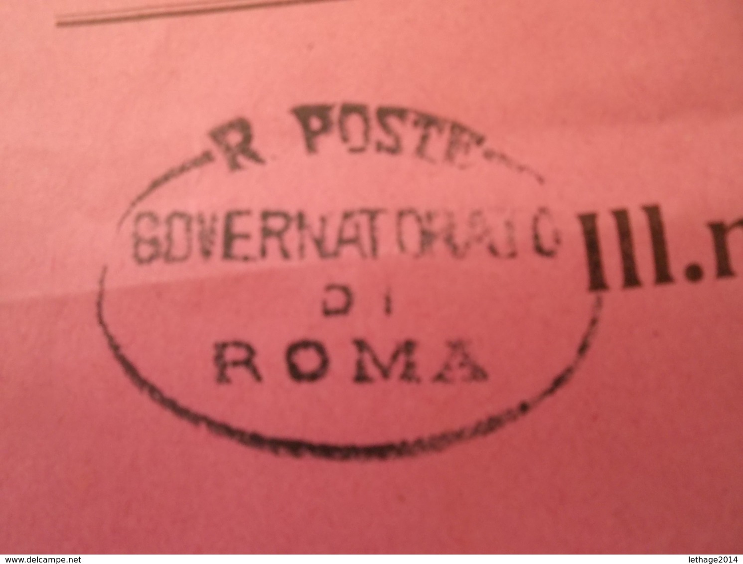 REGNO ITALIA BIGLIETTI CON OVALE DI FRANCHIGIA COMUNALE GOVERNATORATO ROMA REGIE POSTE 1923 - Zonder Portkosten