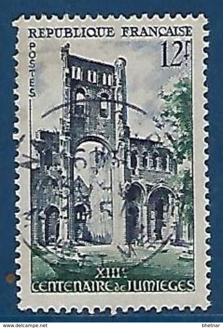 FR YT 985 " L' Abbaye De Jumières " 1954 Oblitéré - Used Stamps