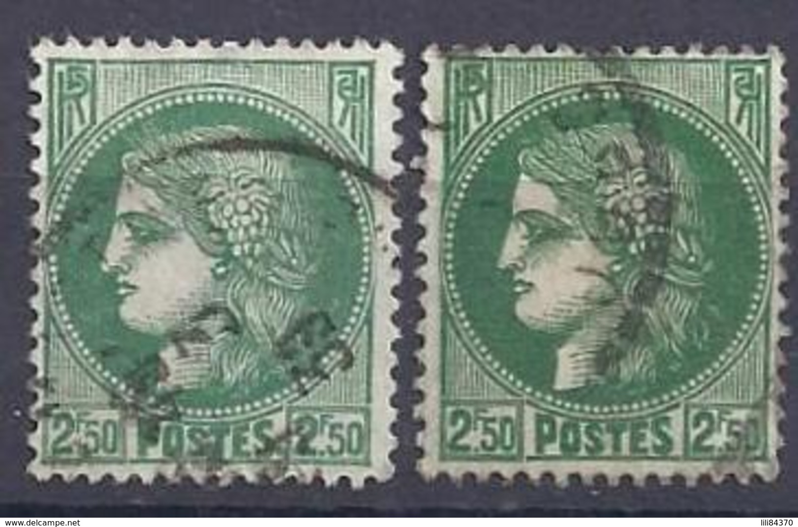 No . 375  0b    Teinte - Used Stamps