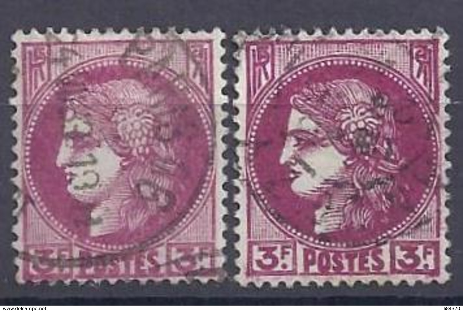 No . 376  0b    Teinte - Used Stamps