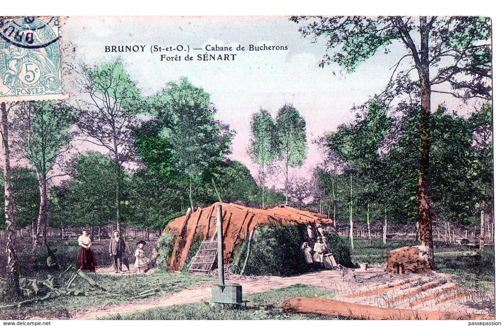 BRUNOY (S.-et-O.) - Cabane De Bûcherons - Forêt De SENART - Brunoy