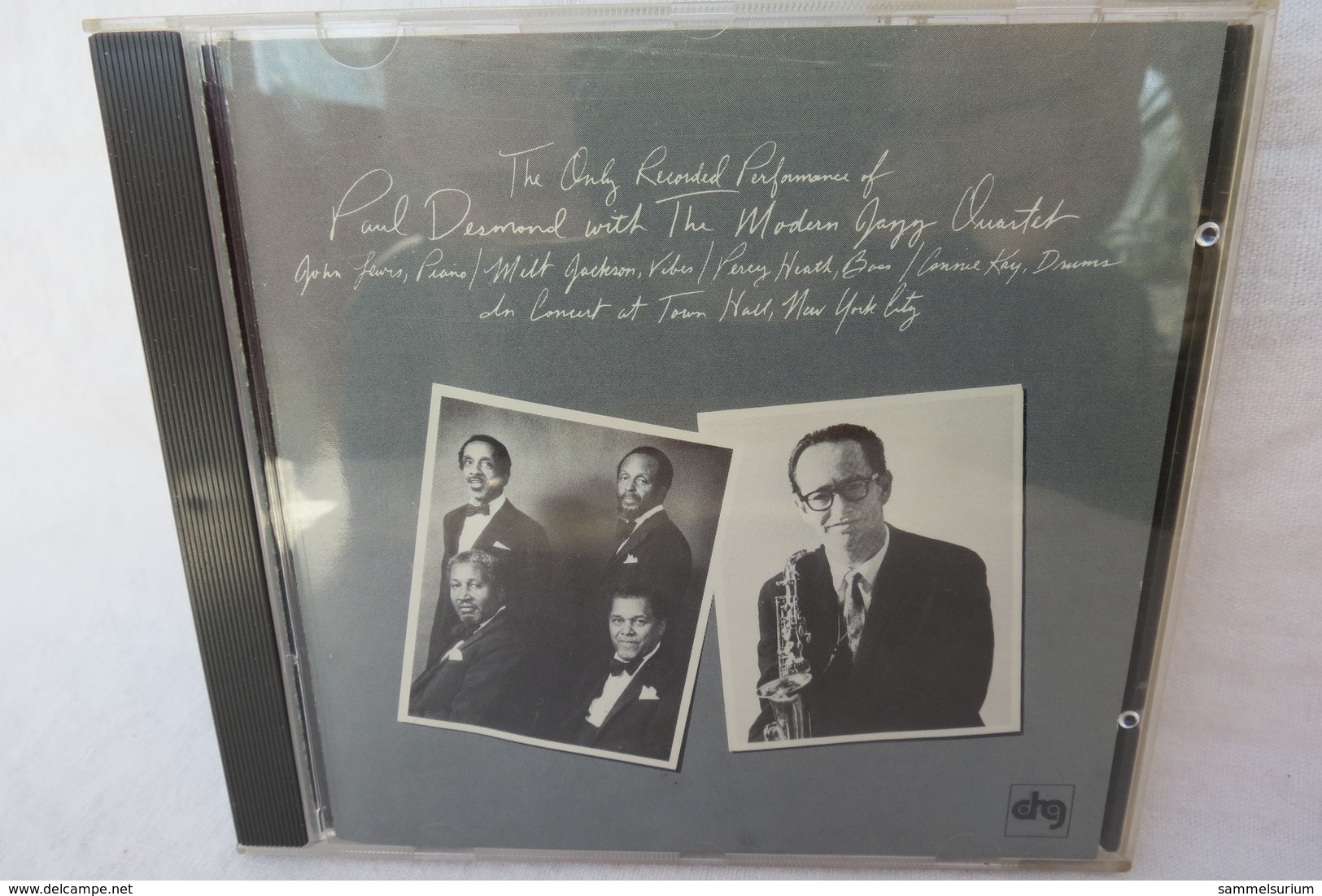 CD "Paul Desmond" MJG At Town Hall - Jazz