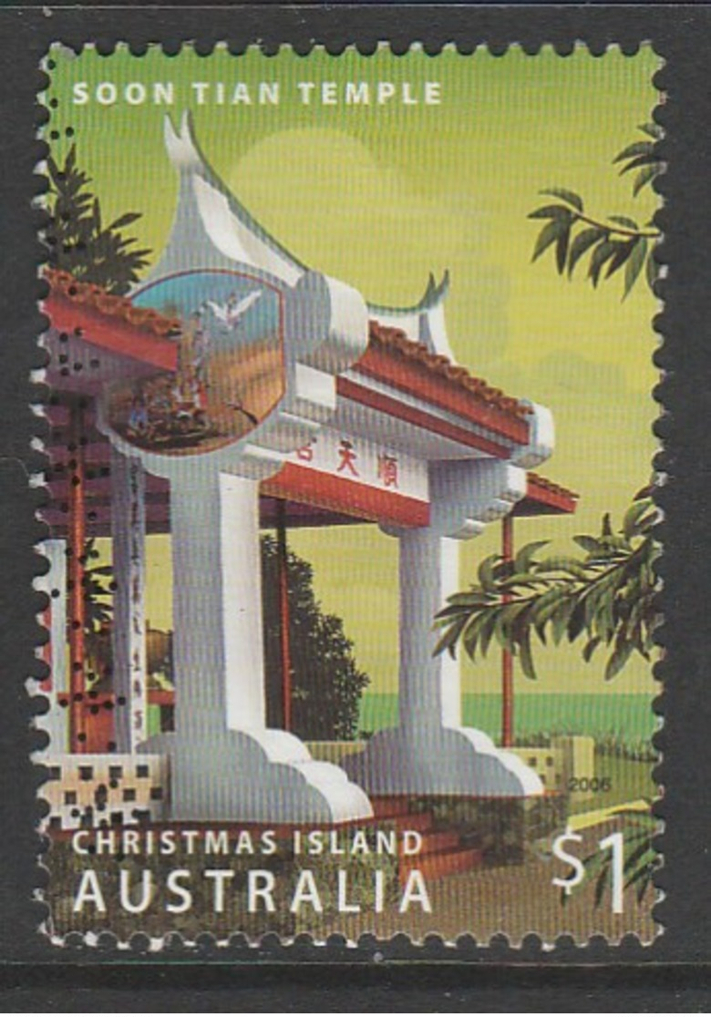 Christmas Island 2006 Christmas Island Heritage Buildings 1 $ Multicoloured SW 585 O Used - Christmas Island