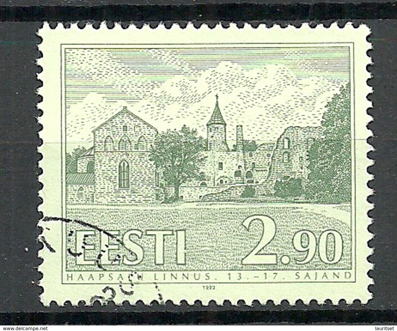 Estland Estonia 1993 Michel 220 Castle Haapsalu Hapsal O - Estonie