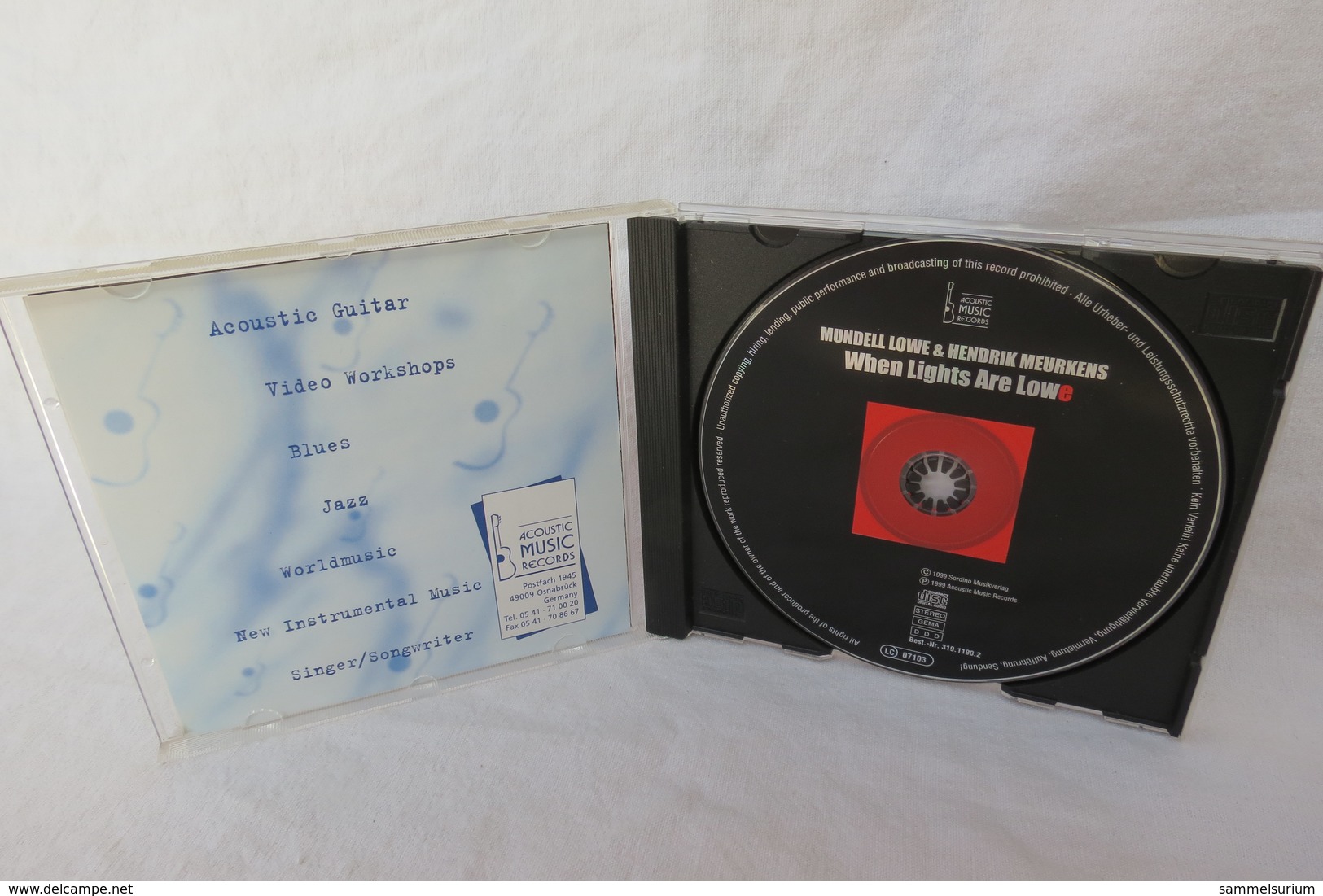 CD "Mundell Lowe & Hendrik Meurkens" When Lighta Are Lowe - Sonstige & Ohne Zuordnung