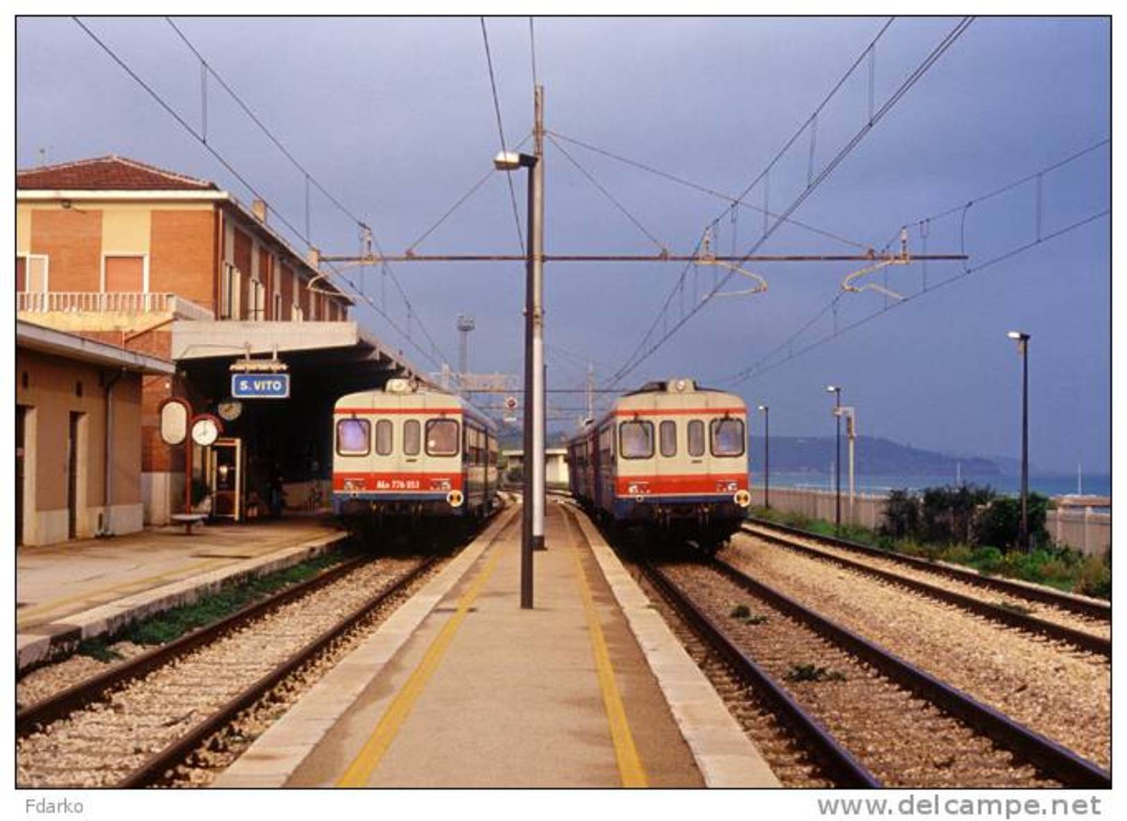 09 Fiat ALn 776 (FAS) Railroad San Vito Lanciano (CH) Trein Railways Treni - Treni