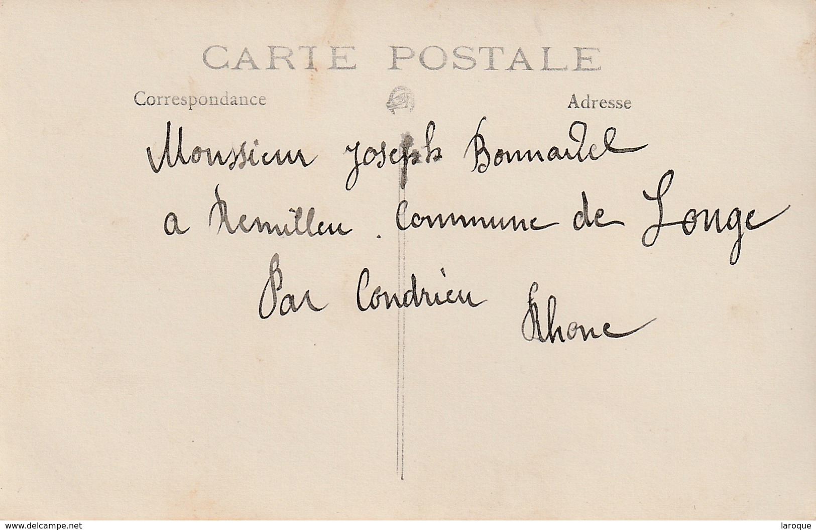 AUTO-MITRALLEUSE REMILLEU COMMUNE DE LONGE PAR CONDRIEU CARTE PHOTO MILITAIRE - Condrieu