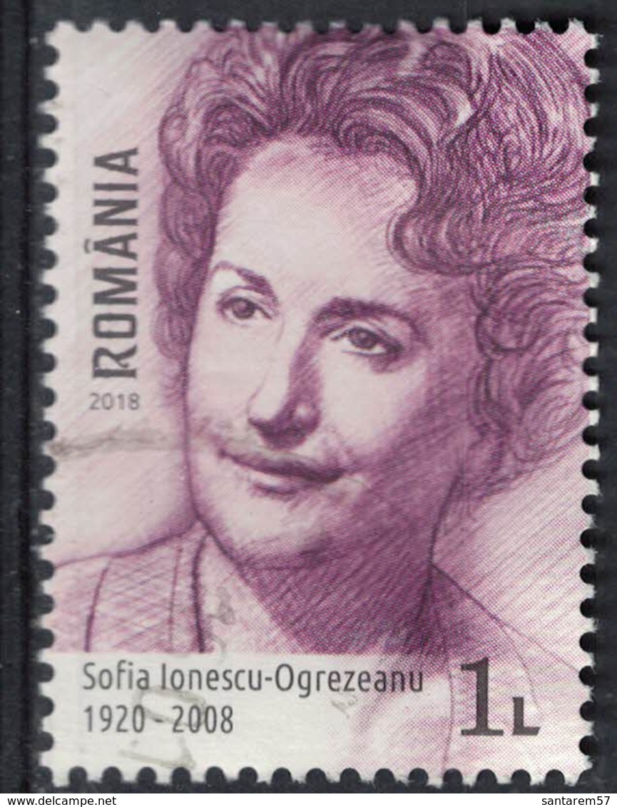 Roumanie 2018 Oblitéré Used Sofia Ionescu Ogrezeanu Neurochirurgien SU - Used Stamps