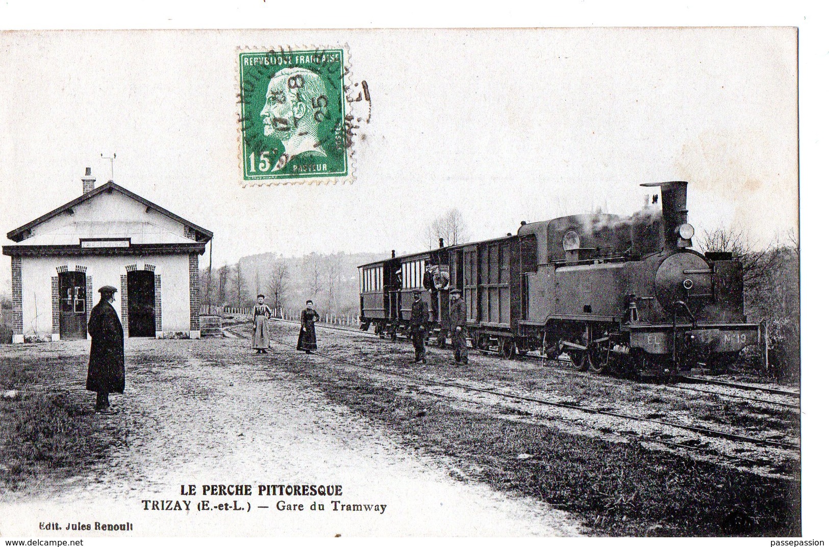 LE PERCHE PITTORESQUE -  TRIZAY (E.-et-L.) - Gare Du Tramway - Autres & Non Classés