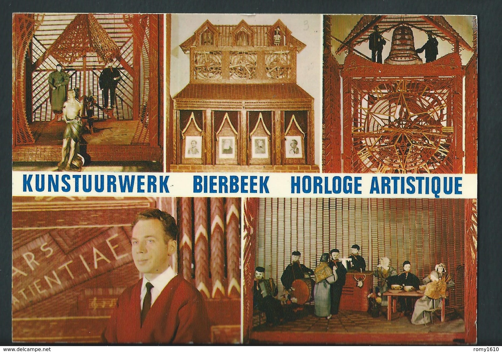 Bierbeek. Alumettes Lucifer. Lot De 3 Cartes SM. Horloge, Orgue Artistique, J. Pardon. - Bierbeek