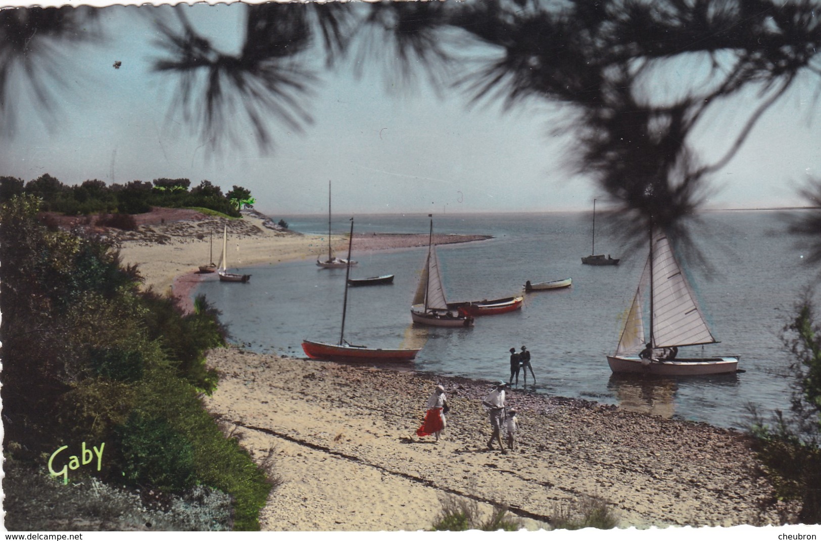 17. ÎLE DE RÉ. LES PORTES. LE FIER. ANSE DE TROUSSE CHEMISE . ANNÉE 1958 + TEXTE - Ile De Ré